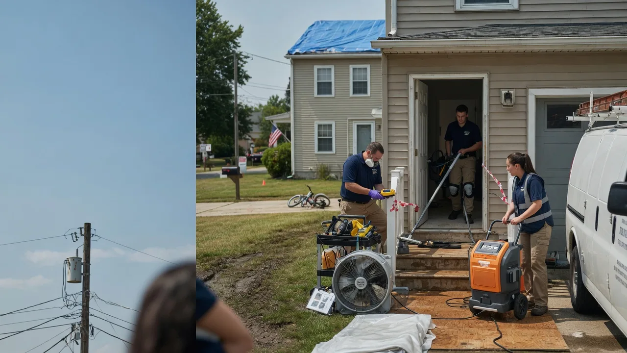 Water Damage Repair in Little Meadows, PA near me